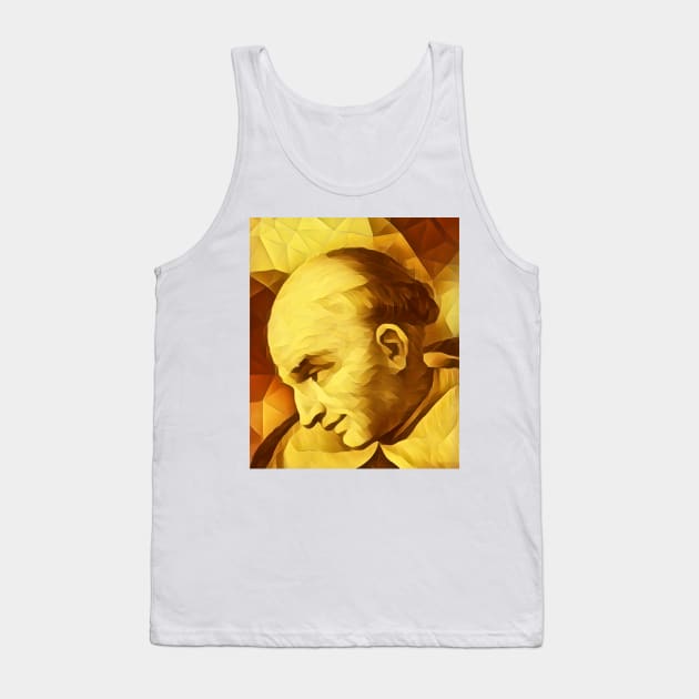 Bartolomé de las Casas Golden Portrait | Bartolomé de las Casas Artwork 9 Tank Top by JustLit